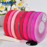 yama 6 9 13 16 19 22 mm 100 yardslot grosgrain ribbon red pink wholesale for diy dress accessory house wedding decoration