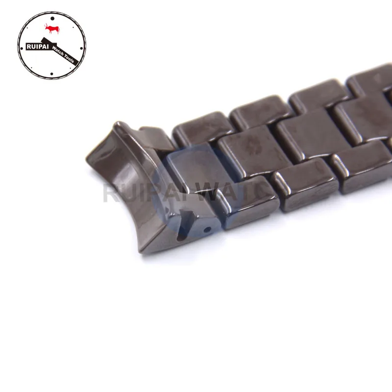 High End 22 мм коричневый Цвет Керамика Watchstrap наручные часы на аксессуары для AR1446
