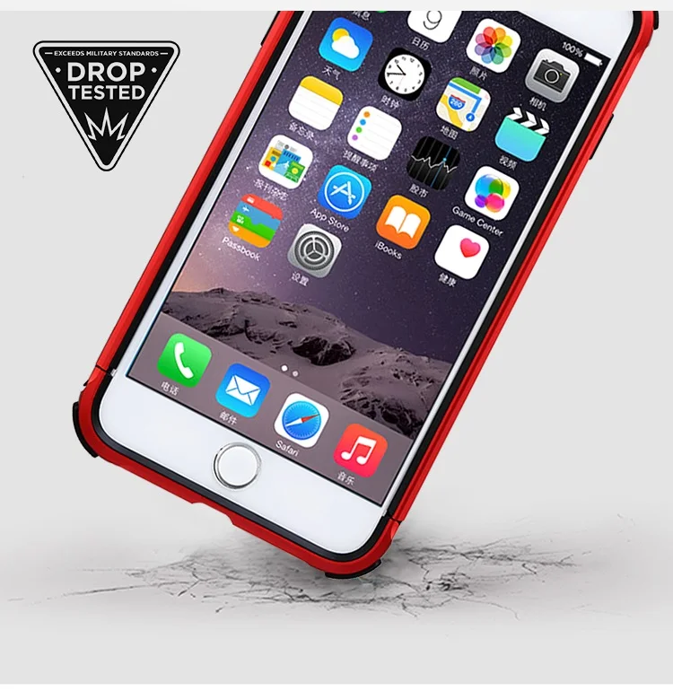 X-Doria Defense gear защитный бампер чехол для телефона для iPhone 6 6s Plus чехол, военный класс падение протестирован, ТПУ и Алюминиевый Чехол
