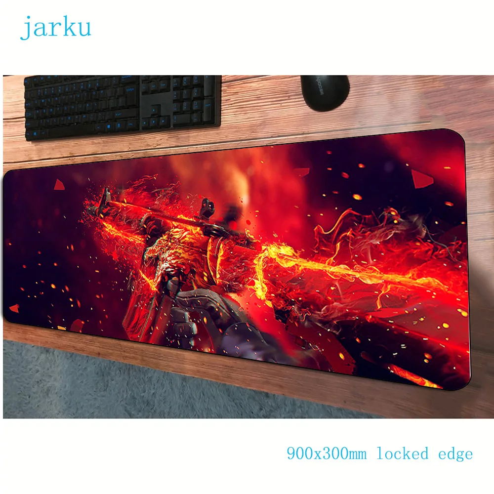 Коврик для мыши JARKU игровой компьютерный коврик 900x300x3 мм | Компьютеры и офис