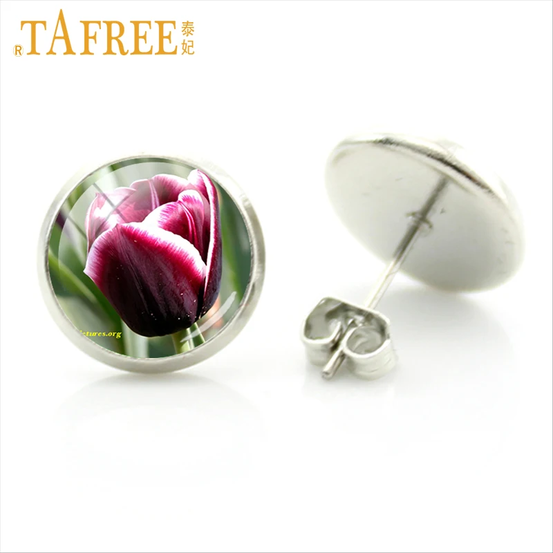 Модные женские подвески TAFREE в виде цветов тюльпана для свадебвечерние украшения