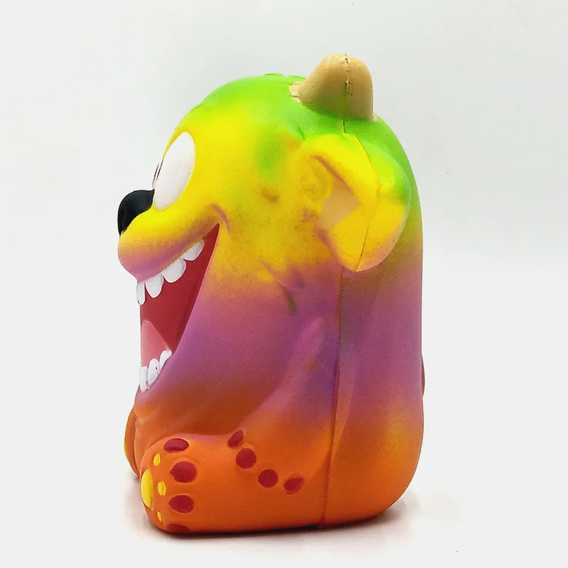 Creative Cartoon Colorful Little Devil Squishy Toy Slow Rising Rebound Halloween Toy Squishy Simulation Big Ear Monster Toys