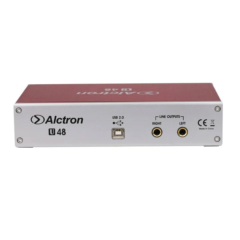 Alctron U48 24 битная двухканальная внешняя звуковая карта USB преобразует сигнал от A до