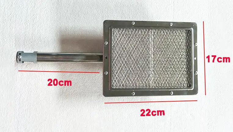 22x17cmx20cm 22*17 барбекю инфракрасная керамическая горелка нержавеющая сталь Керамика газовая горелка алюминиевая плита инфракрасная горелка с насадкой - Цвет: 22x17cmx20cm