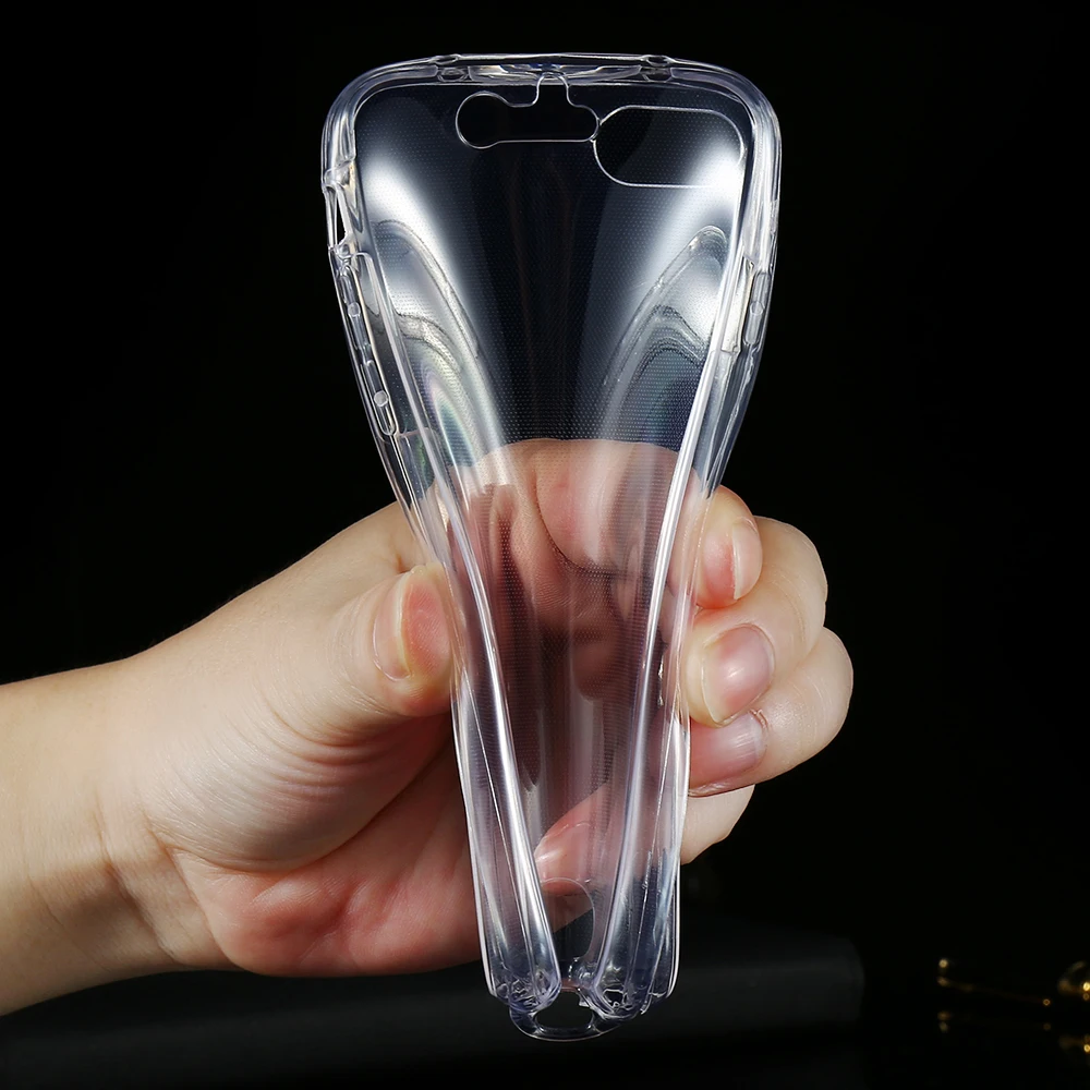 KISSCASE 360 Полный Чехол для iPhone X XS XR 8 7 Plus роскошный мягкий ТПУ чехол телефона Max 5 5S SE 6