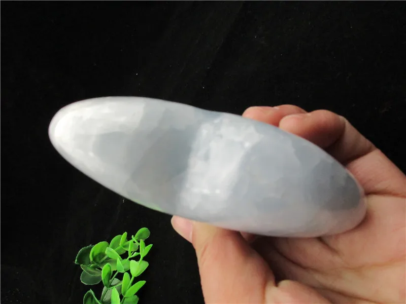 442 г натуральный красивый CELESTITE хрустальное сердце Исцеление украшение