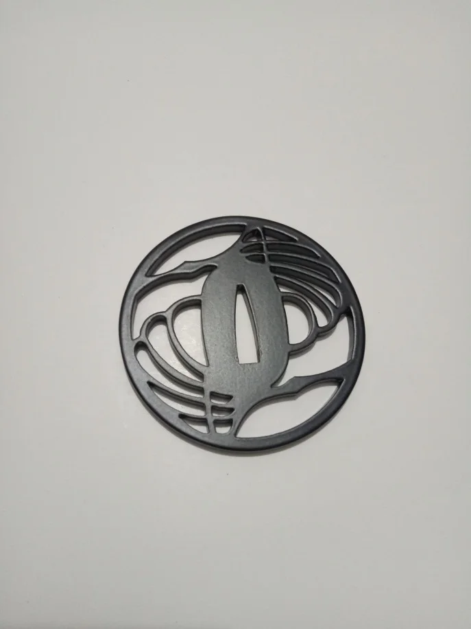 Высококачественная японская железная защита Tsuba для самурая Катана Меч ограждение ножа Wakizashi ручной работы DIY фитинги Новые