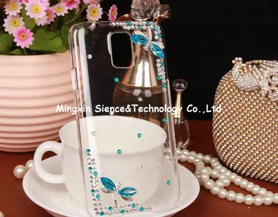 1x 3D luxury bling diamond bow flower girl back case cover for Samsung Galaxy S 5 |