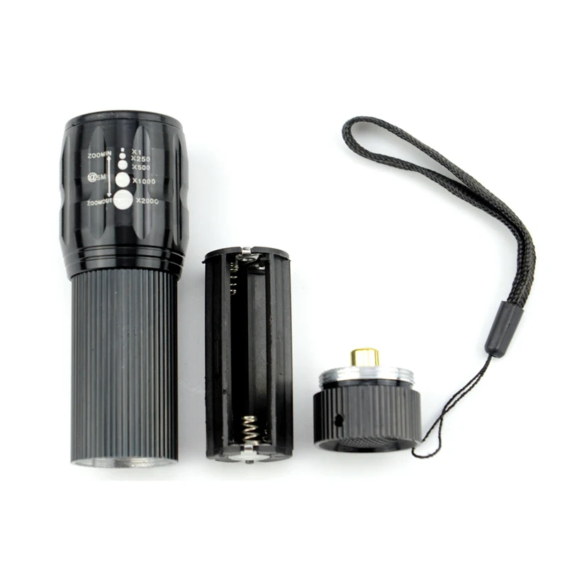 High Quality CREE XM-L Q5 LED Flashlight Led Linternas Torch 2000 Lumen Zoomable Lamp Mini Light Bike | Лампы и освещение
