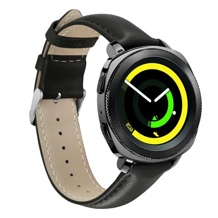 Кожаный ремешок для замены наручных часов Samsung Gear спортивные Смарт часы