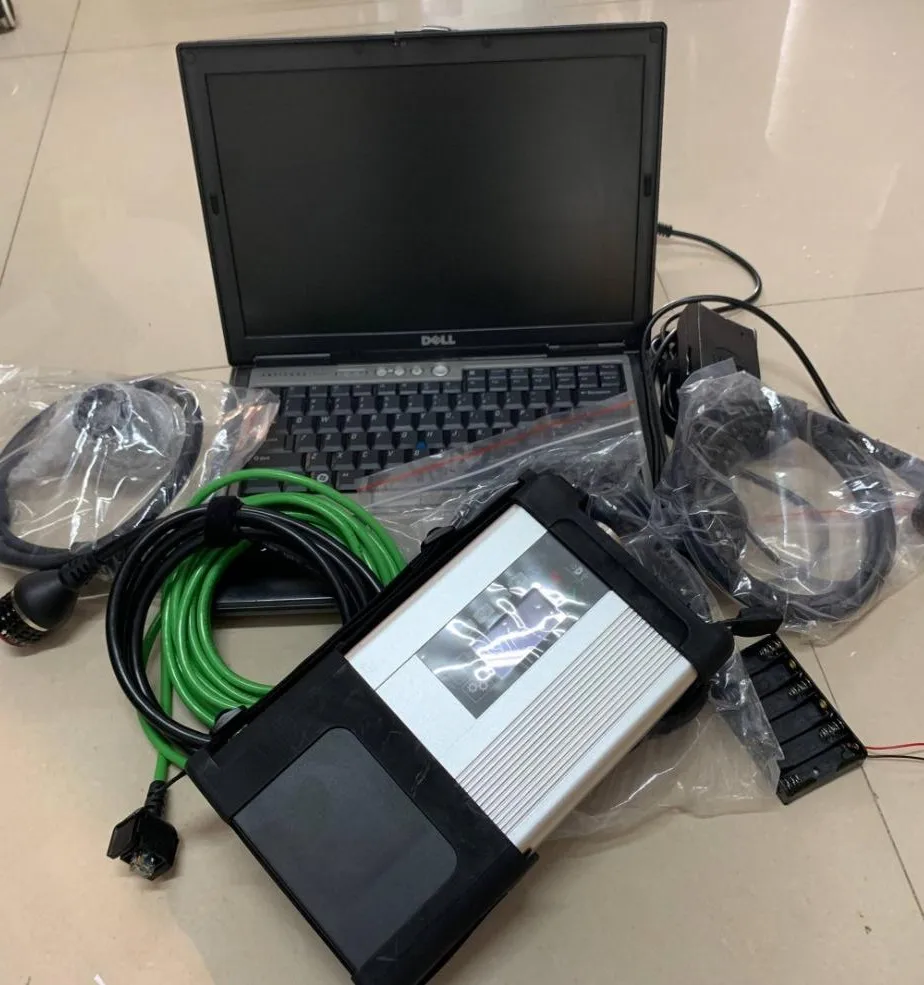 MB Star C5 SDConnect C4 с программным обеспечением 12/ и ноутбуком D630 профессиональная Автоматическая диагностика SD Подключение C5 Wi-Fi диагностический сканер
