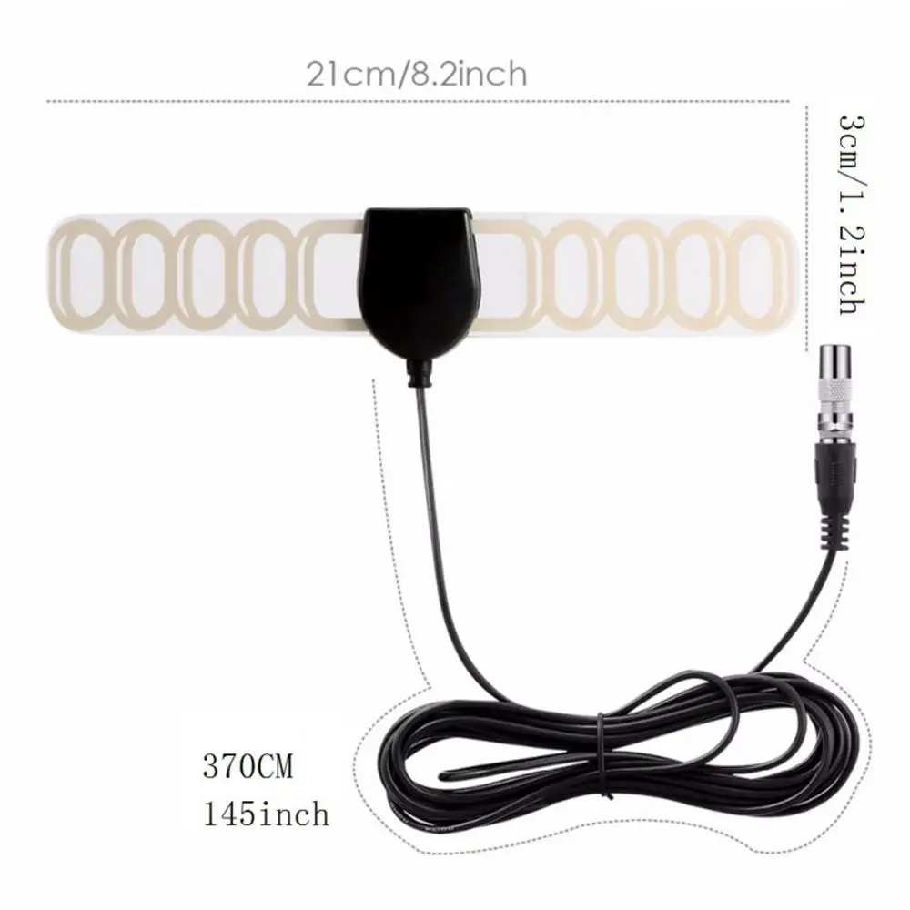 1 шт. стандартная HDTV VHF UHF Антенна Atsc 174 240 МГц 470 862 с высоким коаксиальным