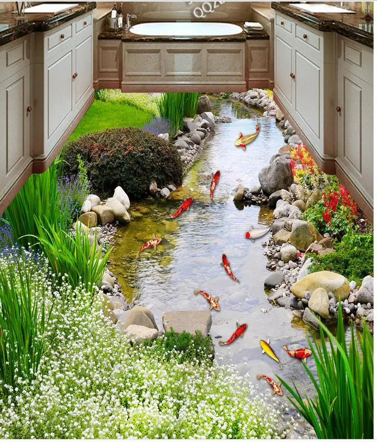 Пользовательские 3d росписи Континентальная спальня гостиная настенный фон 3D