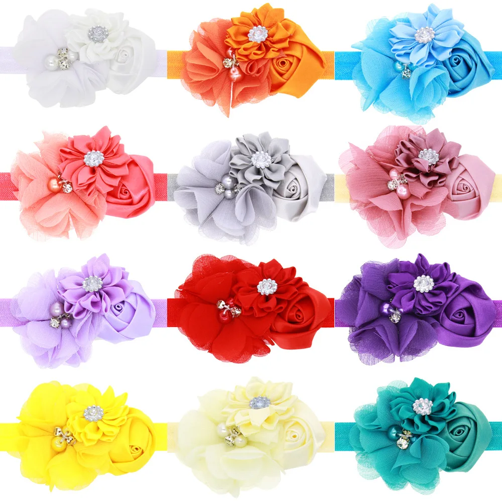 1 Piece MAYA STEPAN Children Girls Fashion Cute Hair Head Band Flower Rose Baby Newborn Rope Headband Headwear Headwrap | Детская одежда