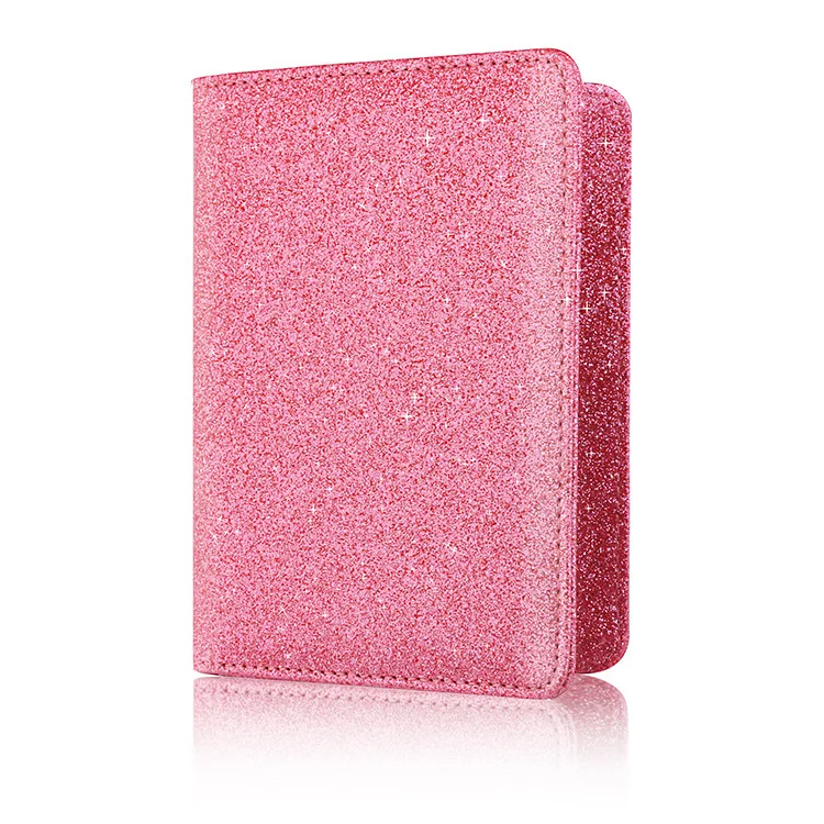 PC03- Pink HUBOONE модная яркая Женская дорожная Обложка для паспорта RFID Блокировка кредитный держатель для карт чехол для женщин держатель для паспорта карман для авиа-билетов - Color: PC03- Pink