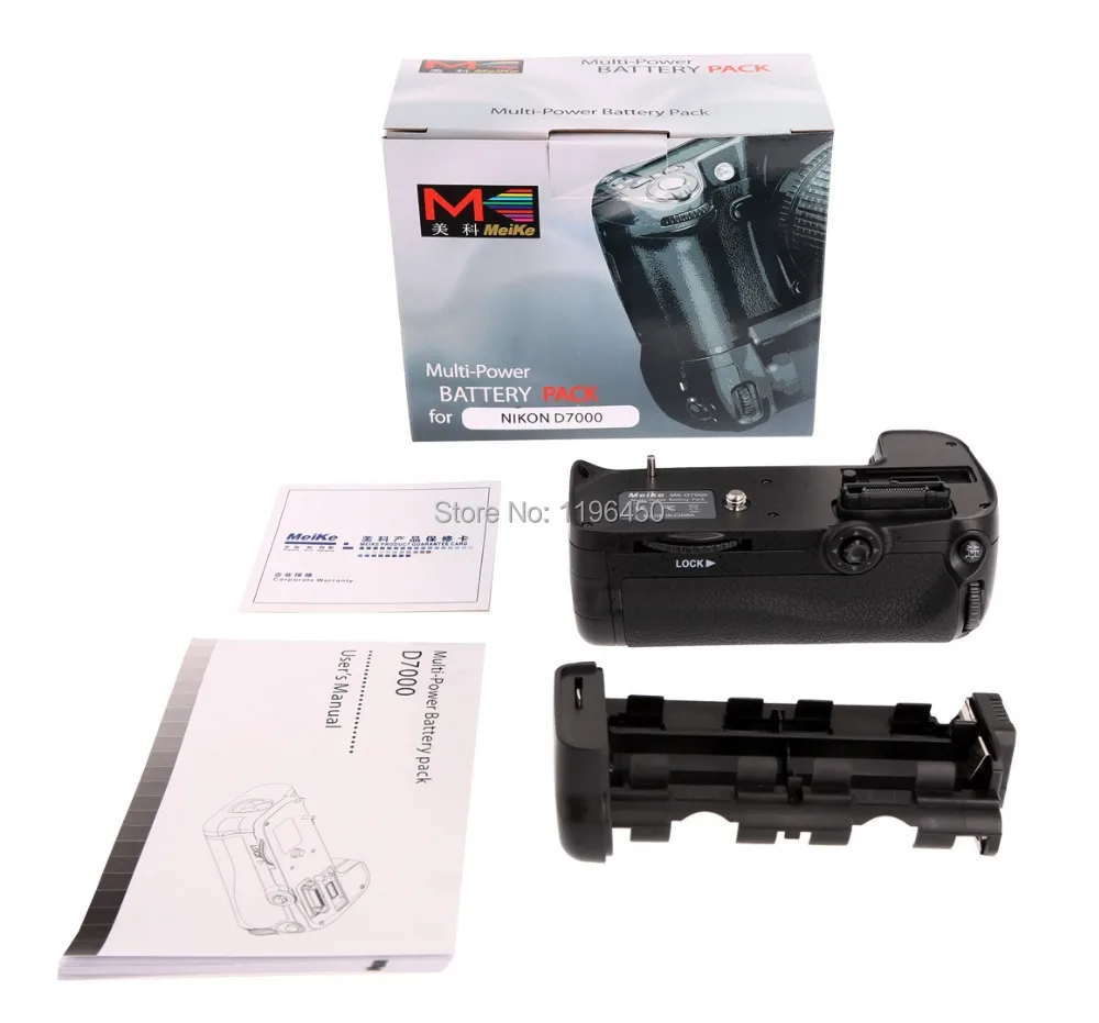 Вертикальный держатель для аккумулятора MEKE Meike MK D7000 Nikon EN-EL14 Бесплатная доставка |