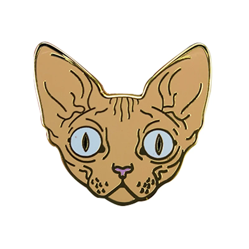 

Sphynx шпилька с подвеской «Кот» Badge