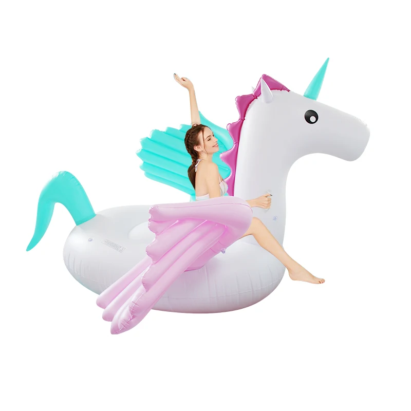 250 см гигантский Pegasus Единорог надувной плавательный круг надувной бассейн Поплавок Для Взрослых Надувной Матрас пляжные водные игрушки Piscina boia