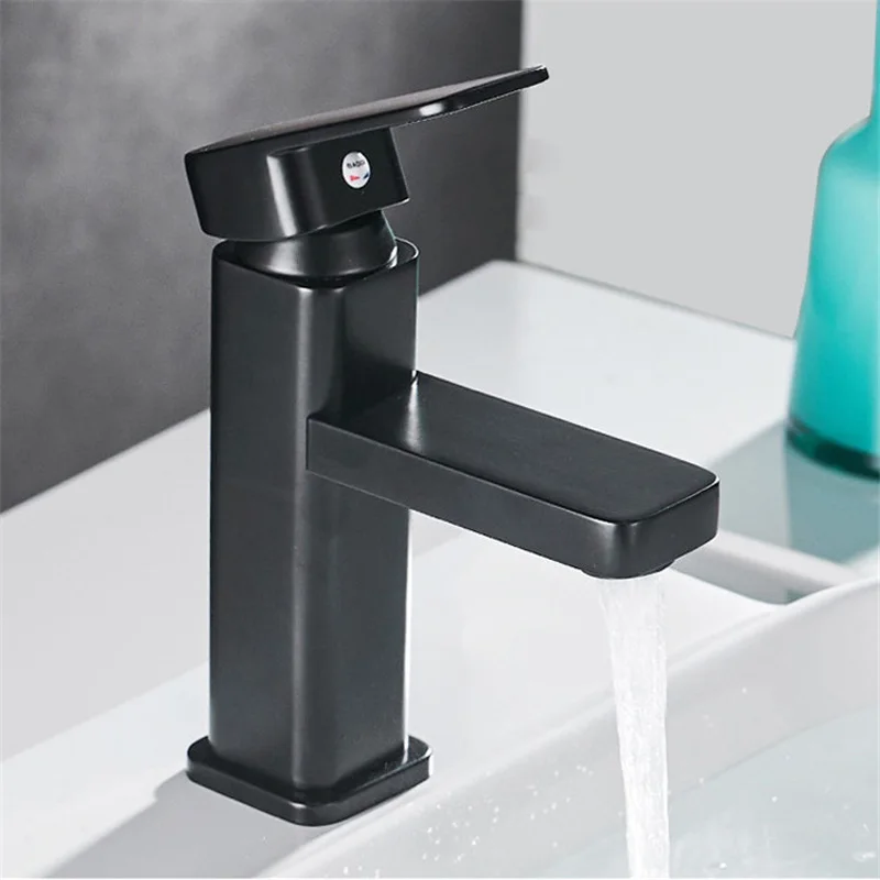 

Смеситель для раковины, черный кран для горячей и холодной раковины, смеситель для ванной комнаты, смеситель для туалета, смеситель для горя...