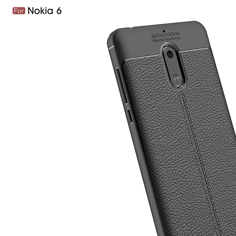 Чехол для телефона Nokia 6 роскошный чехол с зернистой текстурой мягкий силиконовый