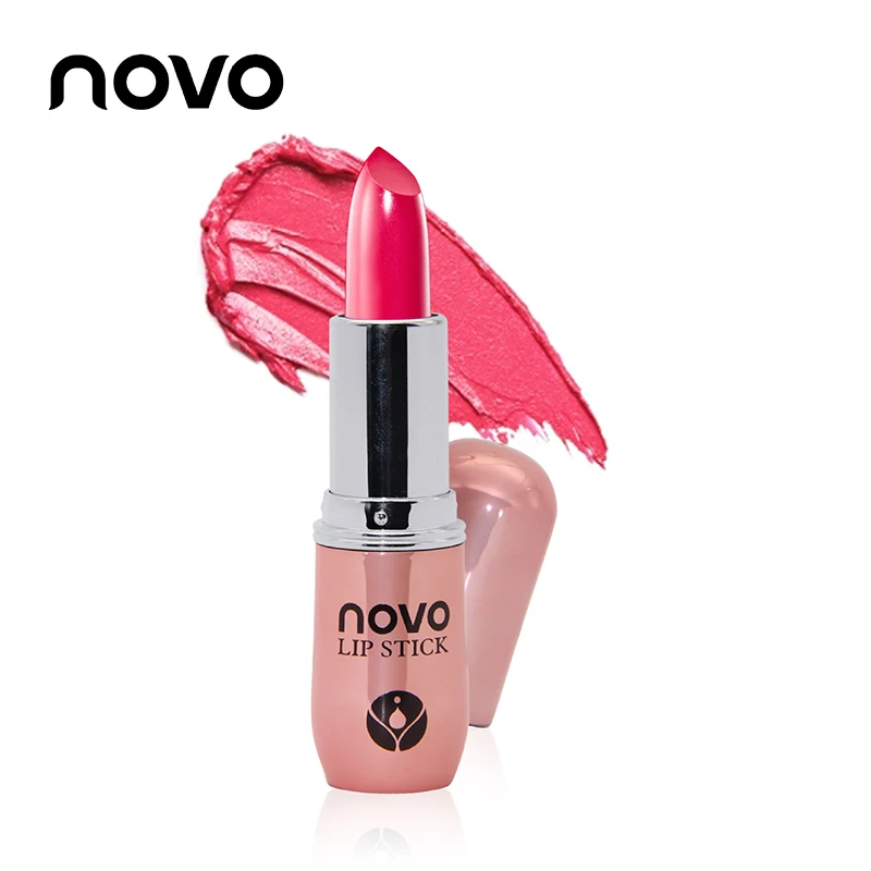 NOVO Brand Cosmetic Hydrating Nutritious Lipstick Pigment Tint Creamy Lip Sticks Waterproof No Wrinkle Student Girl Balm |