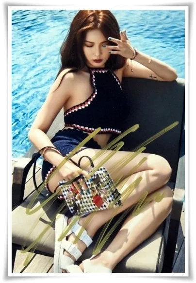 Ким Хен автограф подпись с ручкой A'wesome фото 4 * дюймов новый корейский коллекция