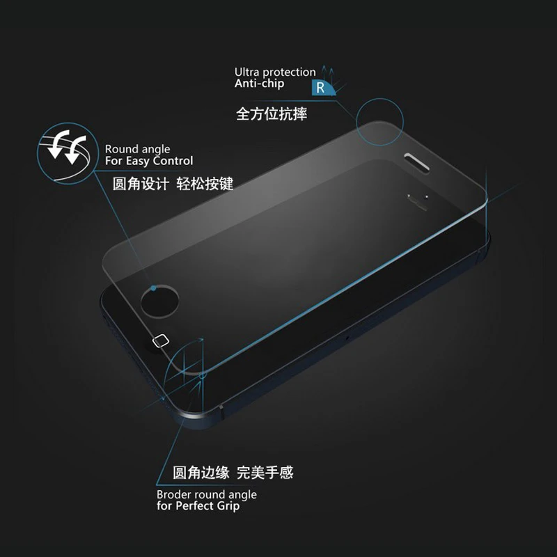 Сенсорный 6 протектор экрана из закаленного стекла для Apple iPod Touch 2.5D ультратонкое 9