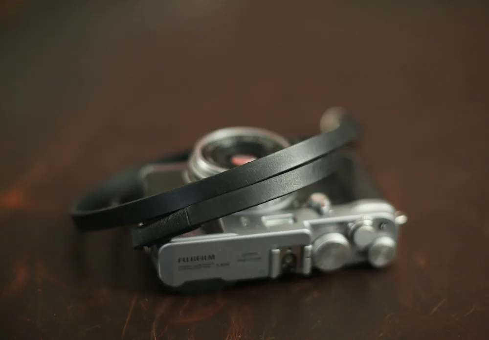 Крутая черная верхняя 8 мм утолщенная камера ручной работы|Ремни для камер| |