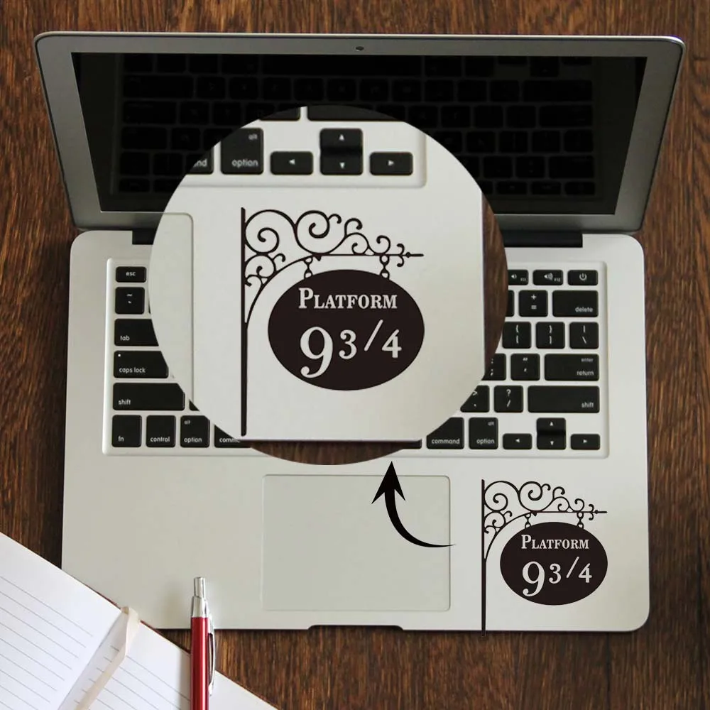 9 3/4 платформа ноутбука Наклейка сенсорной панели для Apple наклейка на MacBook Pro Air retina 11 12 13 14 15 дюймов винил Mac Book тачпад кожи