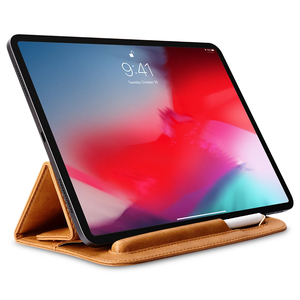 Jisoncase рукав сумка для iPad Pro 11 дюймов Микрофибра защитный чехол Магнитная подставка складной чехол для нового Ver. Apple ручка