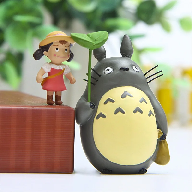 Totoro девушка миниатюрная Фея Сад домашняя фотография мини рукоделие аксессуары