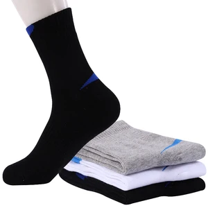 5 пар = 10 шт., осенне-зимние мужские хлопковые носки, дышащие носки без пятки, однотонные, черные, белые, серые, носки высокого качества, Meias
