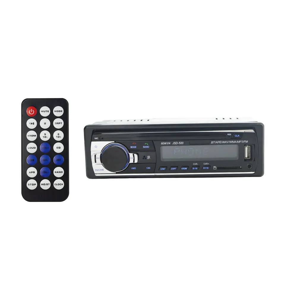 1 Din 12V Bluetooth автомобильный Радио MP3 плеер стерео FM USB SD AUX аудио Авто Электроника