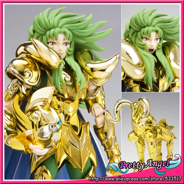Японский аниме Оригинальный Bandai Saint Seiya Cloth миф экс Aries Shion версия для святых войн