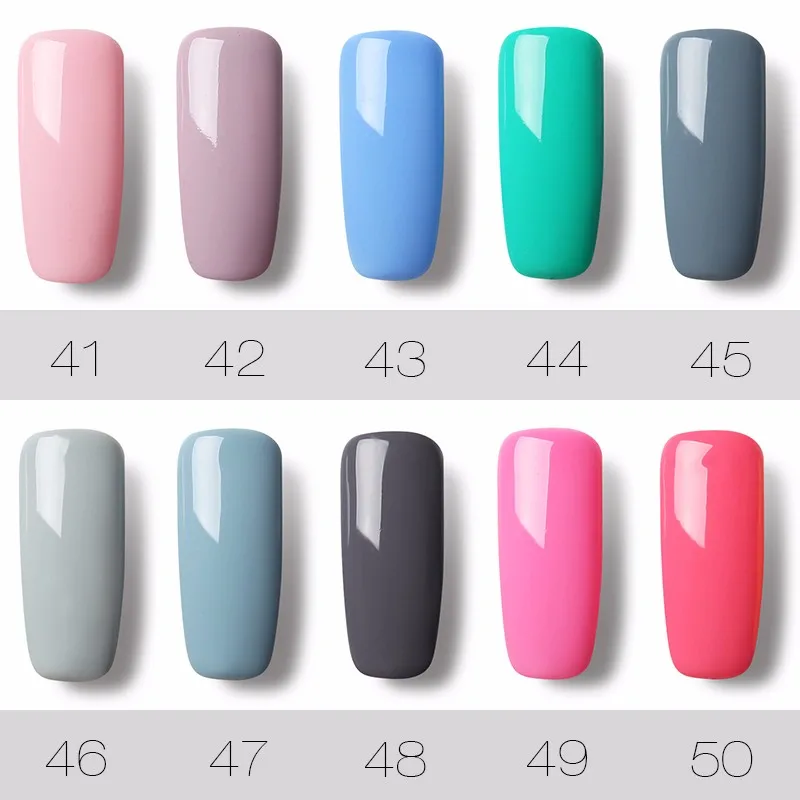 Розалинд 1 шт. гель лак для ногтей классический 58 Цвета Устойчивый Soak off DIY Nail Art Топ
