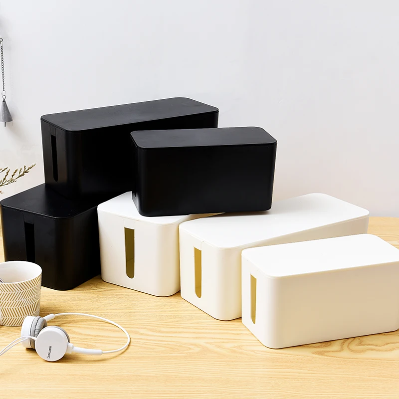 Большой провод коробка для хранения шнур питания втулка штепсельная плата