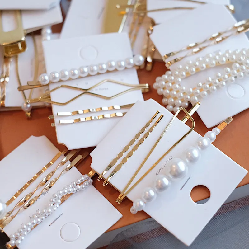 3 шт./комплект женские заколки для волос с искусственным жемчугом| |