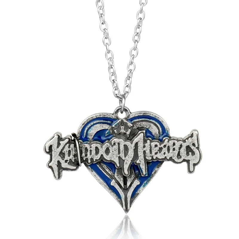 Ожерелье Kingdom Hearts аниме ювелирные изделия ожерелья с подвесками для мужчин и