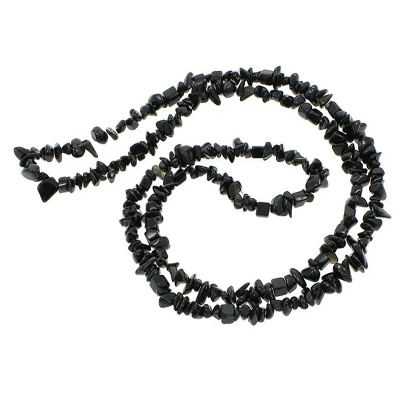 Новое поступление чипы из черного турмалина свободной формы аксессуары для