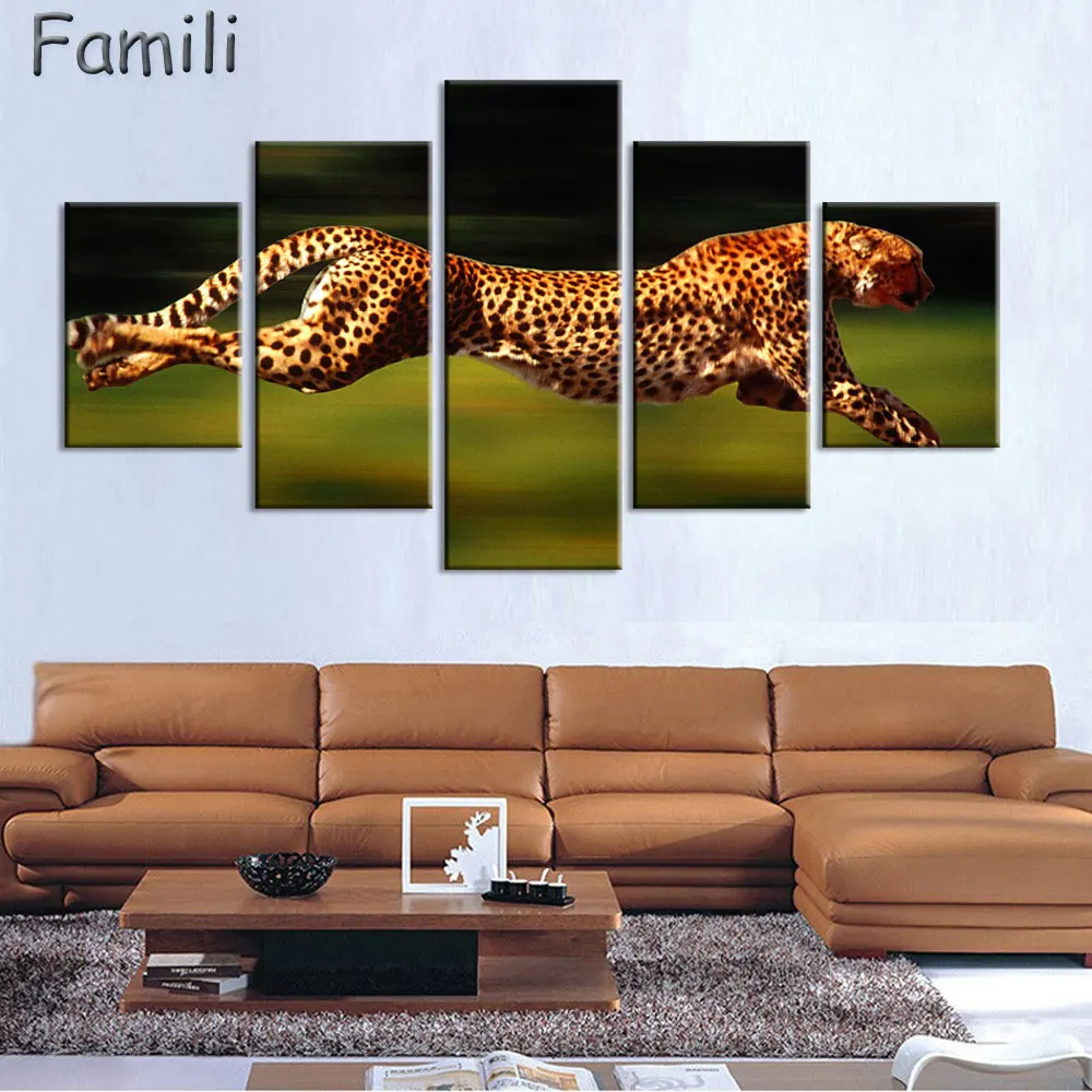 5 шт. настенный тканевый постер в виде животных|wall pictures|canvas paintingfabric posters |