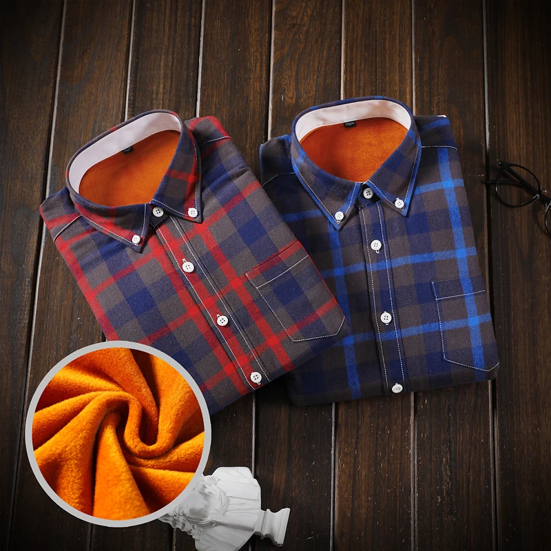 Camisa Masculina рубашка Для мужчин клетчатые фланелевые рубашки Для мужчин s Повседневное осень-зима Весна толстый теплый флис хлопок рубашка с длинными рукавами 5XL