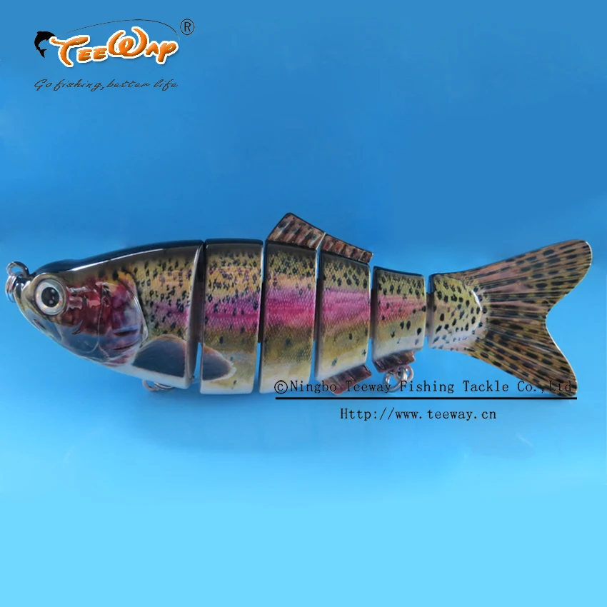 Новый продукт большая рыболовная приманка 6 сегментов Swimbait Crankbait тяжелая