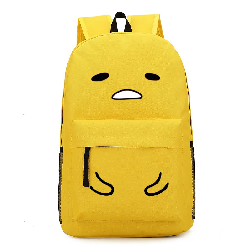 Gudetama Рюкзак Школьная Сумка для подростков девочек мальчиков Милая книжная сумка для ноутбука рюкзаки рюкзак Mochilas