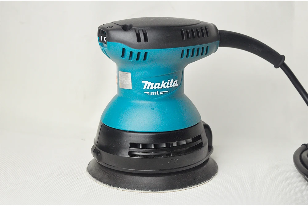 Япония Makita шлифовальный станок с дисковой дорожкой 240 Вт 23 мм 12, 000OPM деревообрабатывающая наждачная бумага M9202B шлифовальная вибрационная шлифовальная машина по дереву