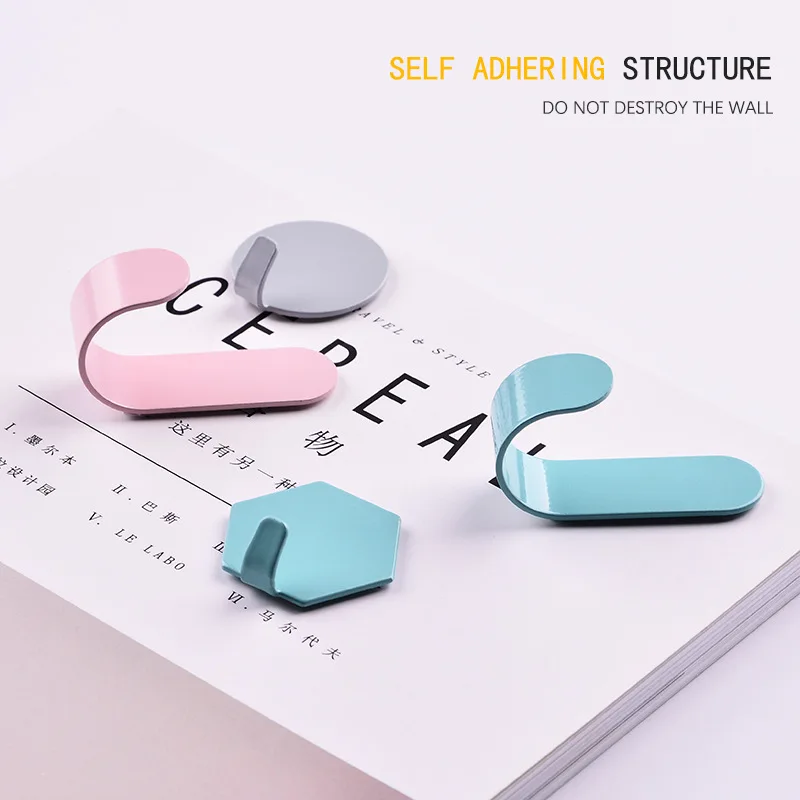 4 шт./компл. настенная безгвоздевая стеллаж для хранения в кухне и ванной комнате