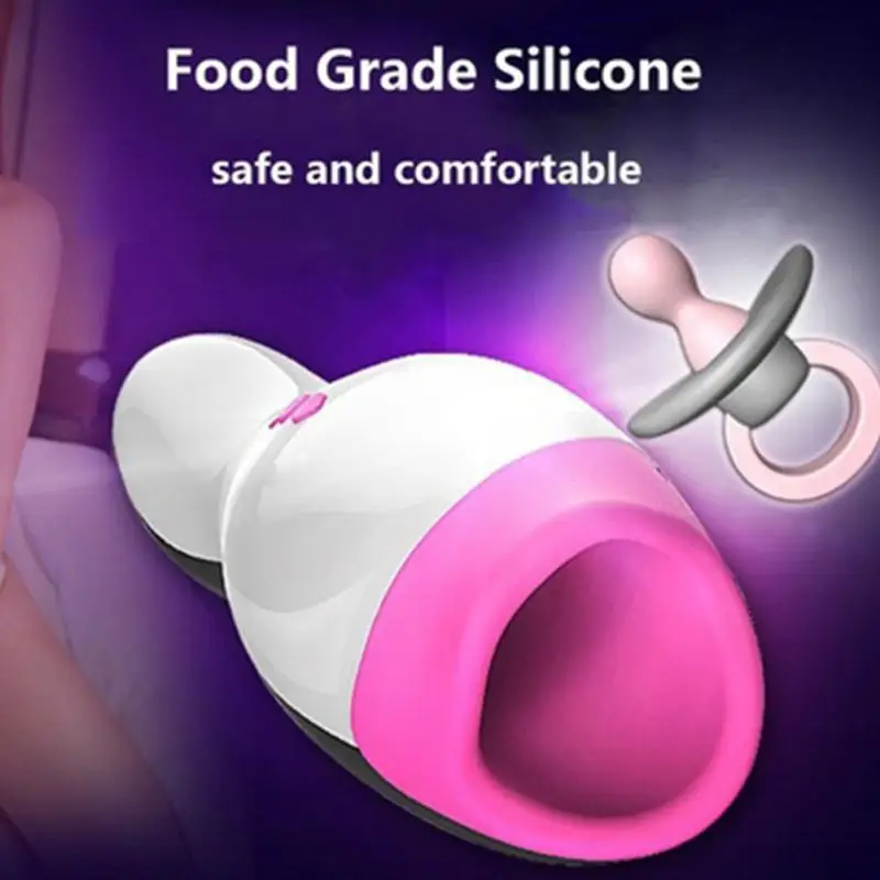 Для мужчин мужской двуязычный режим голоса Реалистичная вибрация оральный секс