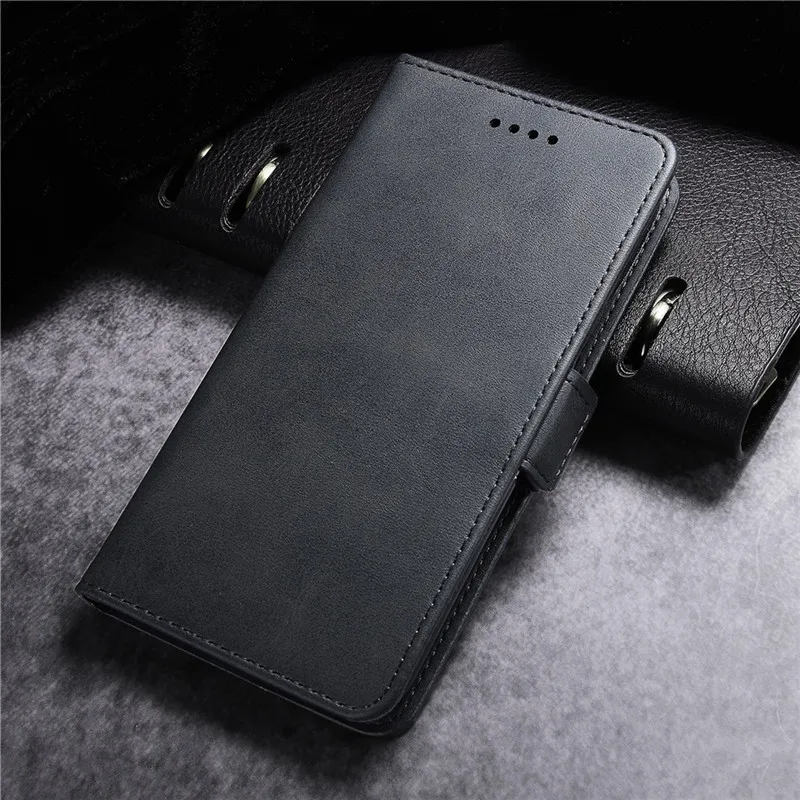 SRHE для zte Blade A610 чехол Бизнес Флип кожаный бумажник чехол для zte Blade A 610 BA610 A610C V6 Max A612 с магнитом - Цвет: Black
