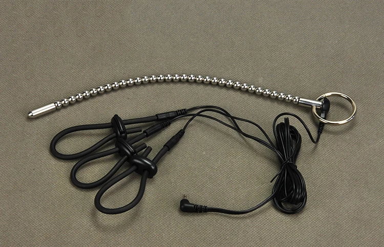 Electric Shock Penis Plug Urethral Sound Chastity Device Catheter Ring Anal Male Masturbator Dilator Sex Toys | Красота и здоровье