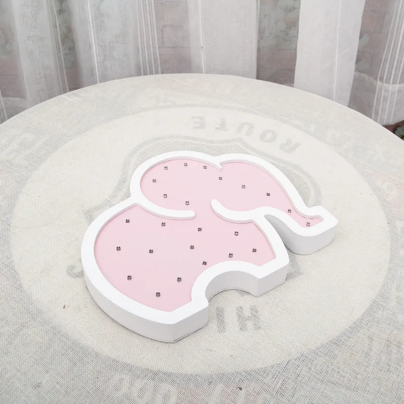 INS Woodiness Elephant Baby светодиодный светильник прикроватный мультфильм Скандинавская детская комната декоративная подсветка прекрасный фотографический реквизит подарок Горячая