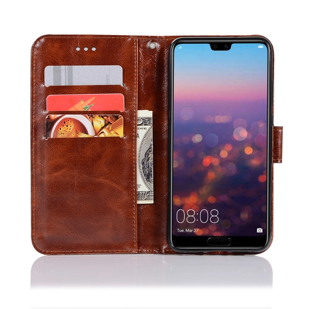 Ретро Подлинная кошелек кожаный чехол для huawei Nova 2 3e P8 P9 P10 P20 Lite Мини плюс Y3 II Y5